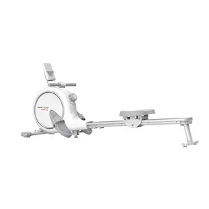 BGB322 8 Level Indoor Fitness Gym Home Use Foldable Strength Wheels Rower Exercise Equipment Water Seated Rowing Machine