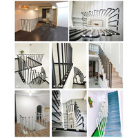 Appartement/hôtel commercial personnalisé Escalier flottant élégant Escaliers en bois Design