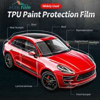 Film de protection de peinture de voiture invisible, mat, certifié SGS, noir, résistant à la corrosion, film TPU PPF