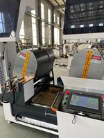 Scie à double tête en aluminium CNC pour véranda, lucarne ou tente extérieure