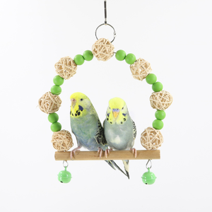 Jouet oiseau couleur bonbon balançoire perroquet jouet balançoire fournitures perroquet hamac anneau de fronde - Product Image 4