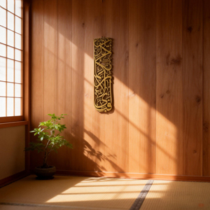 Decorazione Murale in Metallo Incisa con Versetti del Corano, Arte Islamica per Casa, Ramadan ed Eid Al-Fitr - Product Image 6