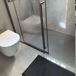 Base de <span class=keywords><strong>Ducha</strong></span> de Mármol Blanco Carrara <span class=keywords><strong>a</strong></span> Precio Directo de Fábrica, Personalizable en Cualquier Tamaño, con Placa Decorativa y Brida para Azulejos <span class=keywords><strong>a</strong></span> Juego, Perfil Bajo - Product Image 6