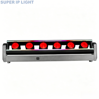 Luz de matriz de cabeza móvil 6 Eyes 80W RGBW 4 en 1 3.5 °   Iluminación de Escenario DMX con Efecto Estroboscópico y de Haz de Luz para Fiestas y Eventos