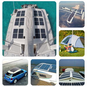 Panneau solaire à couche mince en silicium amorphe enroulable à haute efficacité photovoltaïque 50W 100W 200W 600W panneau solaire flexible
