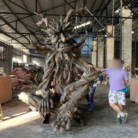 Mouvement de la bouche de haute qualité, Simulation de plante réaliste, mouvement d'arbre parlant, décoration de plante, Sculpture de plante pour l'extérieur et l'intérieur