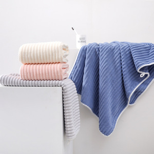 Candy Corduroy <b>Bath</b> <b>Towel</b> 70x140cm Quick Dry Absorbent Soft Face <b>Towel</b> Household Use - Product Image 4