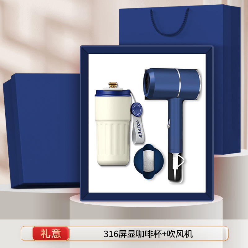 316 ไดร์เป่าผมทรงแก้วกาแฟ - สีฟ้า