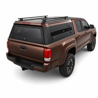 Hardtop en aluminium pour camionnette, coque de camping avec fenêtres à persiennes, plateforme de toit avec porte-clés pour Toyota Tacoma 5FT OEM