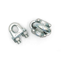 Zinc Plated Galvanized Wire Cable Clip A Type Malleable Wire Rope Clips