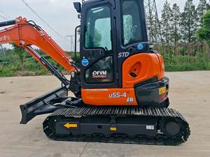 Mini-pelle hydraulique d'occasion Kubota U55 U55-4 petite machine de construction de terrassement d'occasion moteur équipement de creusement - Product Image 2