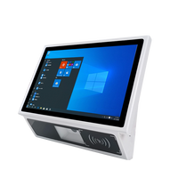 Terminal de point de vente avec écran tactile capacitif 10 points, système de point de vente tout-en-un, processeur Core I3/I5, système d'exploitation Linux/Windows/Android