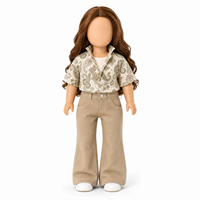Vêtements de poupée personnalisés de 10 cm, vente en gros, OEM/ODM pour tenues de poupées BJD en coton