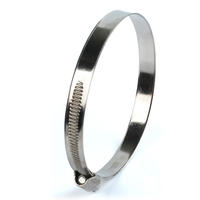 Collier de serrage pour tuyau en acier inoxydable résistant à la corrosion DIN 3017, collier de serrage réglable pour tuyau