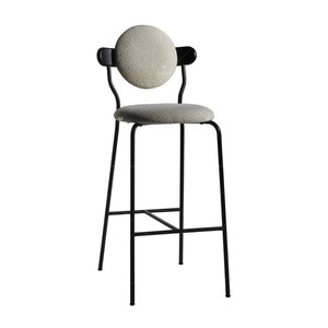 Tabouret de bar moderne minimaliste, structure métallique, design stable pour usage commercial - Product Image 4