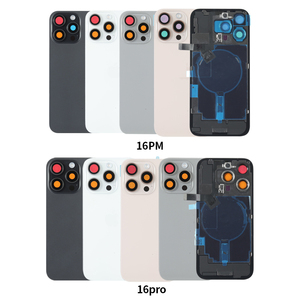 Coques de téléphone portable colorées Remplacement du verre de la coque arrière pour <span class=keywords><strong>iPhone</strong></span> 16 15 13 12 <span class=keywords><strong>11</strong></span> Pro Max XS Max XR Series - Product Image 4