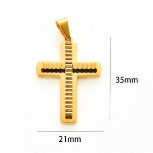 Stainless Steel Creative <b>Cross</b> <b>Pendant</b> Necklace For <b>Men</b> Women <b>Men's</b> Jewelry Geometric Shape No Faded Christian Metal Jewelry - Product Image 6