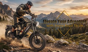Bicicleta Eléctrica de Alta Gama, 48v 500w 750w, Gran Autonomía, Suspensión Completa, Todoterreno, Motor en la Rueda Trasera - Product Image 6