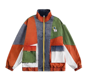 <b>Men's</b> Casual Lightweight Sports Windbreaker Coat Custom Logo <b>Long</b> Sleeve Waterproof <b>Jacket</b> Wholesale Hip Hop Style for Winter - Product Image 1