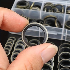 Kit de 130 joints de <span class=keywords><strong>bouchon</strong></span> de vidange de carter moteur automobile - Tailles M6-M16 avec joints de boulons de vidange, rondelles en <span class=keywords><strong>caoutchouc</strong></span> et joints remplaçables - Product Image 3