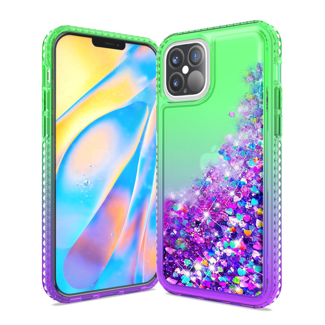 For Motorola G STYLUS 4G 2022 Liquid Glitter Case Gradient Quicksand Phone Cover Bling Diamond Girls Women