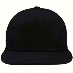 Casquette de golf imperméable unisexe en coton et maille, style sportif urbain, perforée à 7 panneaux découpés au laser, pour l'extérieur - Product Image 5