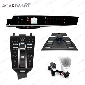 Kits de accesorios de actualización de coche Android pantalla dual interactiva + sillín + manija de cambio de marchas + cronómetro para Porsche Panamera 2010-2016 - Product Image 1