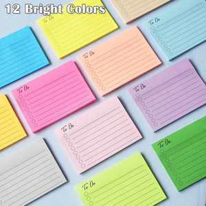 Colorful <b>Sticky</b> <b>Notes</b> High Stickiness High Quality Office Learning Memo Pad Enterprise Customized LOGO Business Gifts - Product Image 2