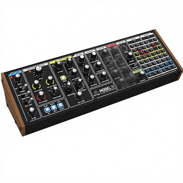 Behringer Model 15 Analog Semi-Modular Synthesizer with Dual VCOs