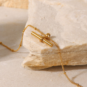 Unisex bracciale in acciaio inox <span class=keywords><strong>oro</strong></span> cavigliera Design semplice <span class=keywords><strong>gioielli</strong></span> di moda per le donne e le ragazze Non appannamento regalo - Product Image 6