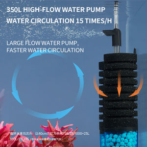 YEE Fábrica Atacado Dupla Camada Bioquímica Esponja Filtro para Fish Tank Purificação de Água e Reprodução Aquática - Product Image 3