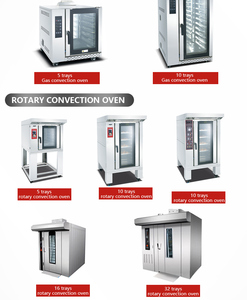 Achetez un four à convection professionnel à gaz de grande capacité pour la restauration, la boulangerie, les hôtels, avec 5 à 10 plateaux - Product Image 4