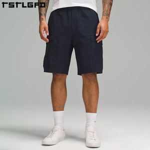 Recycled Polyester And Organic Cotton Custom Casual <b>Shorts</b> <b>Slim</b> <b>Fit</b> Breathable Custom Logo Cargo <b>Shorts</b> Mens - Product Image 4