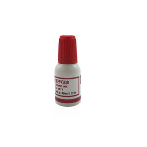 Encre atomique Deli 10ml rouge à base d'huile pour tampons et usage bureautique - Product Image 2