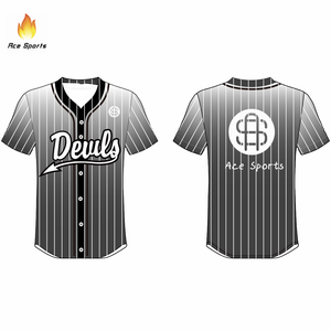 Maglia da Baseball completamente personalizzata sublimazione per lo <span class=keywords><strong>sport</strong></span> e il tempo libero - Product Image 1