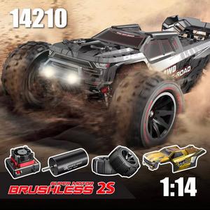 XUEREN MJX 14210 Hyper Go 4WD 1/14 Motor sin escobillas <span class=keywords><strong>Control</strong></span> remoto coche todo Metal amortiguador hidráulico para niños regalos - Product Image 5