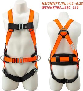 CITYCITY Harnais de sécurité anti-chute, kit complet de protection corporelle avec longe anti-choc intégrée - Product Image 2