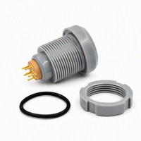 Connecteur Push-Pull en Plastique à 6 Broches Compatible Mâle-Femelle pour Assemblage de Câbles de Dispositifs Médicaux Personnalisé OEM