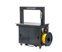 Machine d'emballage à sangles PP entièrement automatique électrique de haute qualité 12 mm avec moteur PLC pour l'emballage de produits alimentaires, de boissons, de textiles, de boîtes et de cartons