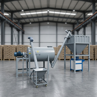 Usine de fabrication de mortier sec industriel, ligne complète de mélange et d'emballage pour poudre de mastic, 2-10 TPH, CE ISO, personnalisable
