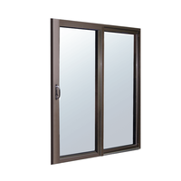 Fenêtres en aluminium à rupture thermique automatique Double vitrage Fenêtres coulissantes en aluminium en verre incassable