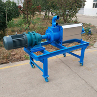 Séparateur solide-liquide professionnel pour l'élevage des animaux, séparateur automatique de fumier de volaille, machine de séchage du fumier de volaille, machine de déshydratation du fumier de vache