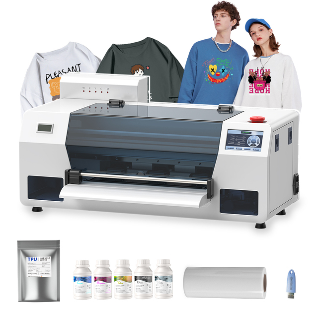 NEW 13 Inch  Dtf Printer A3+ I3200 Printhead 720*1080DPI/6Pass 8 Color Dtf Printer Printing Machine Direct to the Gament