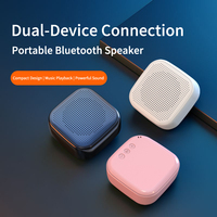 Haut-parleur portable Bluetooth 5.0 TWS avec son fort 5W puissance coloré petit avec corde de suspension pour l'extérieur