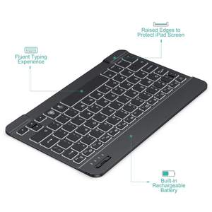 Office Simple Wireless Bluetooth <b>Keyboard</b> Backlit Clavier Et Souris Sans Fil <b>Mini</b> <b>Keyboard</b> Mouse Combos - Product Image 4