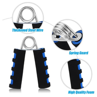 Fortalecedor de antebrazo de resorte portátil expansor carpiano deporte músculo entrenador dedo fuerza ejercitador de potencia agarre de mano brazos de esponja
