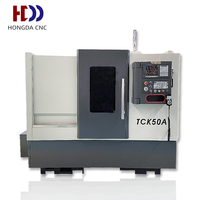 Tour à commande numérique CNC, vente chaude, TCK50A/500/800, tour à commande numérique à banc incliné