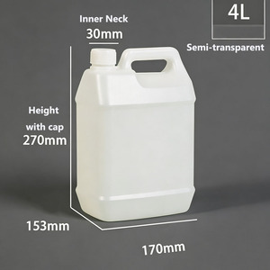 Bidon <span class=keywords><strong>vide</strong></span> 4L (1 gallon) en PEHD, type F, pour produits chimiques, <span class=keywords><strong>essence</strong></span>, huile, liquides, acétone, avec <span class=keywords><strong>pompe</strong></span>, pour détergent - Product Image 2