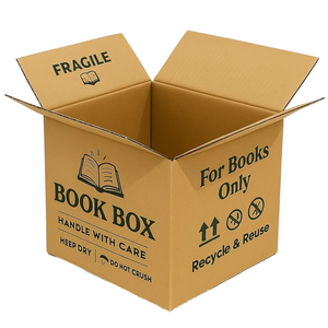 Custom Printed Stationery Packaging <b>Box</b> Durable Corrugated Board <b>Storage</b> <b>Box</b> for Office Supplies Eco-Friendly Recycled Materials - Product Image 1