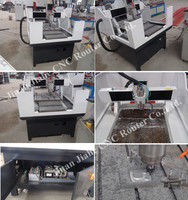 Machine de gravure sur pierre JK-6060 à 4 axes, moteur AC380V 2,2 kW, moteur PLC, haute précision, longueur de coupe maximale de 3200 mm, garantie de 3 ans